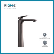 RIGEL Gun-Metal Basin Mixer Tap Tall W2-R-MXB8601X-GUN