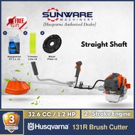 HUSQVARNA 131R 2-Stroke Handheld Brush Cutter Mesin Rumput (With Free Gifts)