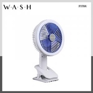 W.A.S.H - 充電式座枱手提夾風扇( 配LED燈 )