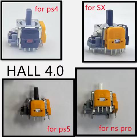 50pcs for Joypad Hall 4.0 Effect Joystick Replacement 3D Analog Stick Sensor Module for Ps4 Ps5 Swit