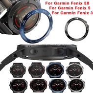 Metal Steel Bezel Cover For Garmin Fenix 5 5 Plus 5X Plus Rings Adhesive Anti Scratch Cover For Fenix 3 3HR Protective Accessories