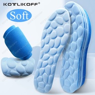 2PCS High Elasticity Soft Sports Insoles for Shoes Breathable Shock Absorption Running Shoes Pad for