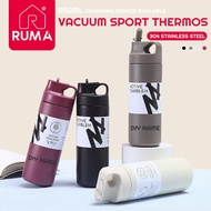 304 Stainless Steel Water Bottle Sport Thermos Active Tumbler Vacuum Flask Mug Botol Air Tahan Sejuk