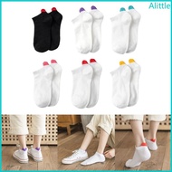 Alia Heart Sock Short Sock For Women Anklet Sock Low-cut Sock JK Sock Girl Sock