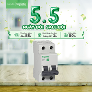 Cầu dao tự động MCB (át cài) 2P dòng cắt 4.5kA C Curve Easy9 - Schneider Electric - EZ9F34206 EZ9F34