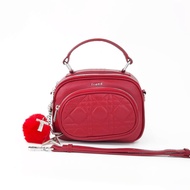 TREND กระเป๋าสะพานข้าง/กระเป๋าถือ หนังแท้ รุ่น ZOEY (มี 3 สี) | กระเป๋าแฟชั่น ผู้หญิง