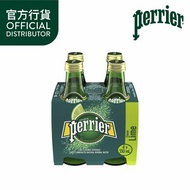 Perrier - 純天然有氣礦泉水-青檸味(玻璃樽裝)