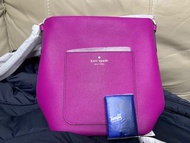 Kate Spade 全新紫色水桶包