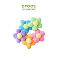 CROCS ตัวติดรองเท้า JIBBITZ PLUSH FLOWER POWER SET 5