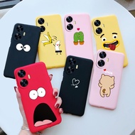 Realme C55 NFC 2023 Case Silicone Cute Cartoon Soft Back Cover Realme C55 C 55 RealmeC55 RMX3710 Pho