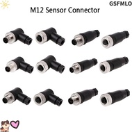 GSFMLO M12 Sensor Connector, Connector Sensor Plug M12 Aviation Plug, Power Adapte Angle M12 Sensor 