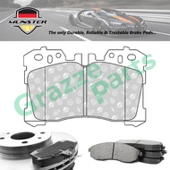 Münster Disc Brake Pad Front for Lexus LS460 XF40 4.6 2007-2011 1UR-FSE LS600h LXF40 5.0 Hybrid 2012