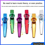 Plastic and Metal Kazoo Portable Flute For Beginner Instrument Music Lovers Kazoo Alat Muzik