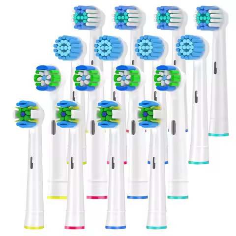 16Pack toothbrush Head Compatible with Braun Oral B Electric Toothbrush,Fit Fit for Oral b Vitality 