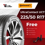225/50R17 CONTINENTAL UltraContact UC7 (With Delivery/Installation) tyre tayar
