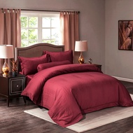 INFORMA- SPREI SET - BEDDING SET SATEEN JACQUARD (A) MARRONE