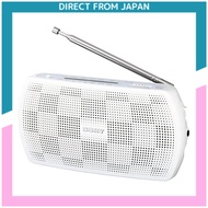 Sony Portable Radio SRF-19 : Wide FM Compatible FM/AM White SRF-19 W