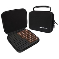 108 Round Ammo/Bullet Storage Case, Ammo Box Compatible with .380 ACP .32 ACP .45 ACP, 9mm Luger, 9m