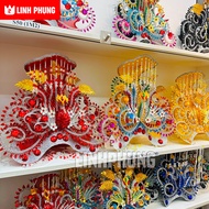 Combo of Ba Chua Xu statue's crown 80cm, 1m, 1m2, 1m4 high: Code: BTM, BNS (yellow, red, five colors