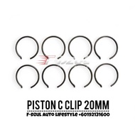 Piston C Clip For 20MM Piston Pin Toyota 4AGZE 4AGE Mazda B8 Nissan CA18