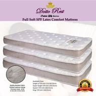 DOTTO REST Princebed Dotto Rest Soft SPF Full Syn Latex Mattress in 4 Sizes with 12 Years Warranty