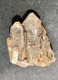 西藏 喜馬拉雅 稀有彩虹皮 浮生白水晶簇 小城堡