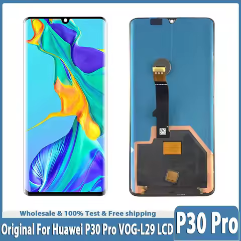 AMOLED 6.47" For Huawei P30 Pro LCD Display Touch Screen Digitizer Assembly For Huawei P30 Pro VOG-L