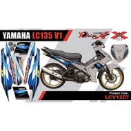 LC135 V1 COVERSET BODY STICKER CUSTOM