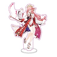 Rainteam Genshin Impact Characters Acrylic Stand Figure,Colorful and Exquisite Character Design for 