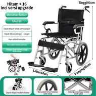 Kursi Roda Lipat Portable Traveling Kursi Roda Medis  Wheel Chair Kursi roda trevel Kursi roda murah