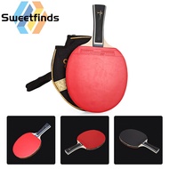【YC】Strong Table Tennis Racket 7 Ply wood For ping Pong Bat Paddle Long handl