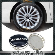 4pcs 75mm Car Wheel Center Rim Hub Cap Cover For Mercedes-benz AMG sport rim cap