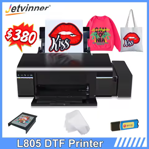 DTF Printer For EPSON L805 DTF T-shirt Printing Machine Directly Transfer Film Printer For Fabric Ho