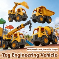 Budak Truck Excavator Lori Mainan Car Boom Mixer Truck Large Dumper