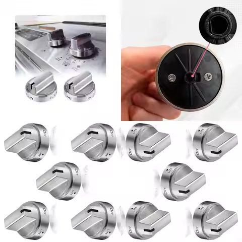 J1HF 5Pcs WB03X24818 Stove Knob Replacement for JGBS66REK3SS JGBS66REK4SS AP5989029 PS11729081 Gas S