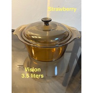 vision cookware 3.5 liters (straberry)