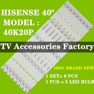 40K20P HISENSE 40" LED TV BACKLIGHT (LAMP TV) HISENSE 40 INCH LED TV BACKLIGHT 40K20