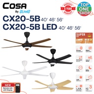Alpha Cosa CX20 5B CX20 LED 3COLOR 40 46 56 Inch 12 Speed R/F Remote Control LED Dimmable DC Motor C