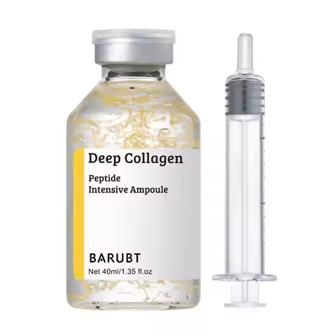 BARUBT Silk Peptide Intensive Lifting Ampoule Glowing Skin, Anti-Aging Serum Face Collagen & 30 Pept