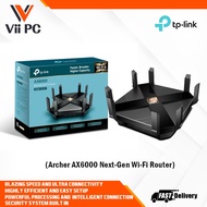 TP-LINK Archer AX6000 AX6000 Dual Band OFDMA MU-MIMO Gigabit Wireless WiFi 6 Router, Works with all 