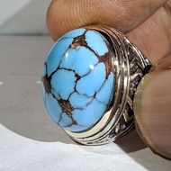 EGYPTIAN TURQUOISE SEAbiru EST DIM 18.5x13x11 Ring 9.5