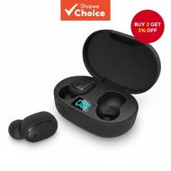 E6S True Wireless Earbuds Bluetooth Headset with Microphone Noise Cancelling  E6S Fon Telinga Tanpa 