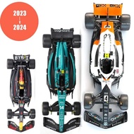 1:43 Bburago 2024 Rb20 A524 W14 W13 Sf23 Mcl60 Mcl38 W15 F1 Racing Formula Car Static Simulation