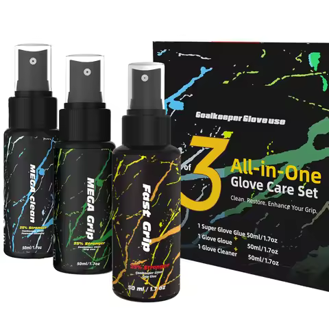 Goalkeeper Glove Spray Bundle, Freeze-Resistant Grip Spray + Quick-Dry Freeze-Resistant Grip Spray +