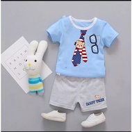 [C.O.D] Pay On The Spot Children's Clothing Suits Short Sleeve Animated Character// Cartoon Series Children's Clothes And Pants Suits