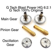G Tech Blast Power HG (6:2.1)/(5:2.1) Main Gear Pinion Gear Slider Oscillation Gear 100% G-Tech
