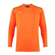 เสื้อกีฬาฟุตบอลแขนยาว แกรนด์สปอร์ต รหัส : 011475 (สีส้ม)