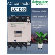 hot Schneider contactor 3P contactor AC Three-pole LC1D50A    B7C F7C Q7C M7C 24V 110V 220V 380V
