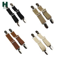 [Homyl] 1 Pair Elastic Shoe Strap Adjustable Non Slip Detachable Ankle Belt Wide Webbing Alloy Mater