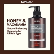 KUNDAL Honey & Macadamia Shampoo Acacia Moringa Made in Korea